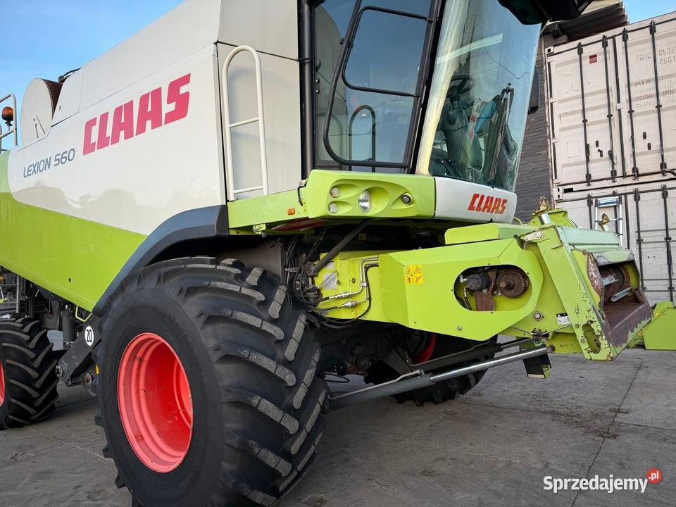 Kombajn zbożowy Claas Lexion 560 heder V750 dolnośląskie Nowa Ruda