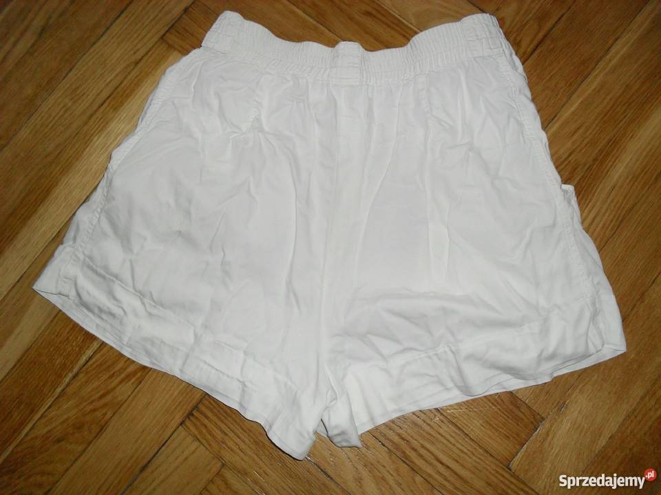 BIAŁE SPODENKI HEARD SPORTSWEAR RUNIWERSALNY Łódź