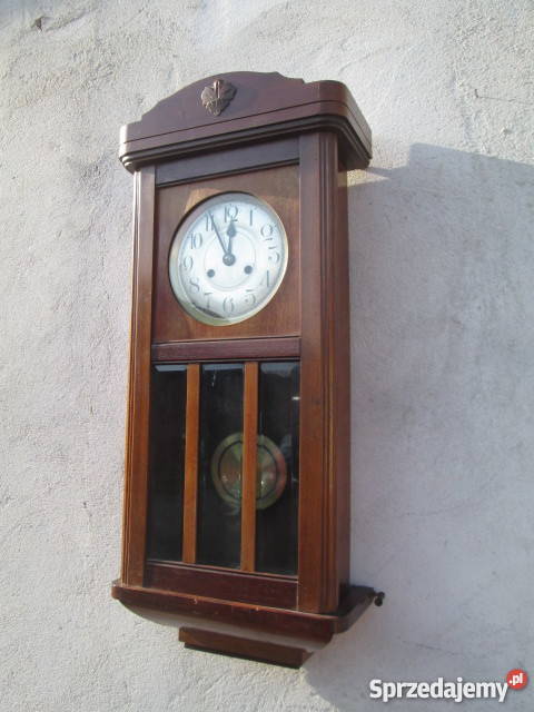 Zegar ścienny orzech antyk Gliwice sprzedam
