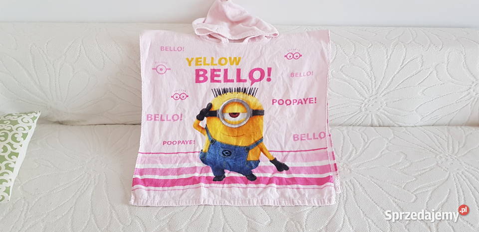 Ręcznik z kapturem MINIONKI Poncho mazowieckie
