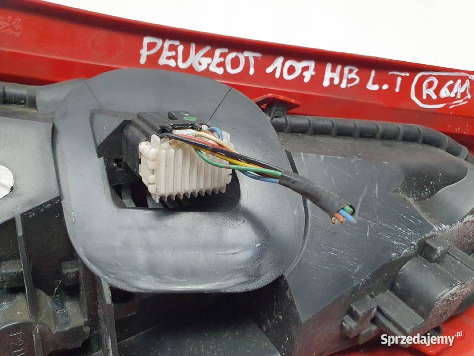 LAMPA LEWA Peugeot 107 Citroen C1 lewy tył tylna Chełm sprzedam