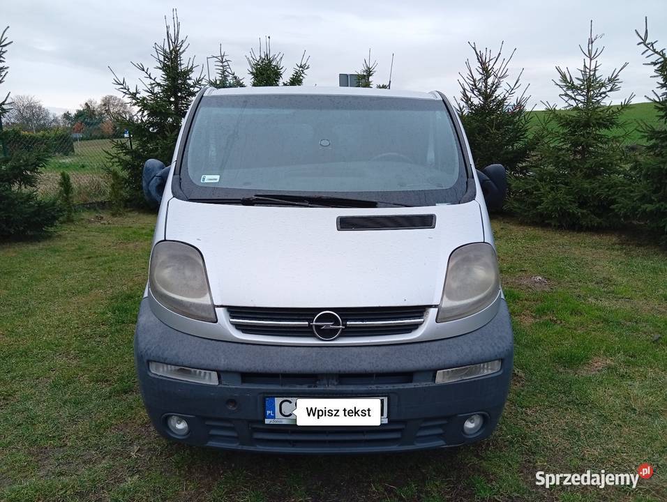 Opel Vivaro 19dci 8osób klimatyzacja centralny zamek Bydgoszcz