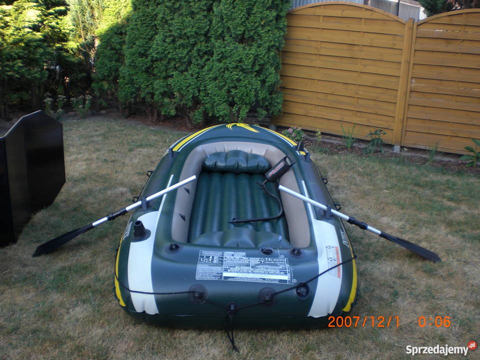 ponton dmuchany Seahawk 4 cztero osobowy Pływanie kujawsko-pomorskie Koronowo