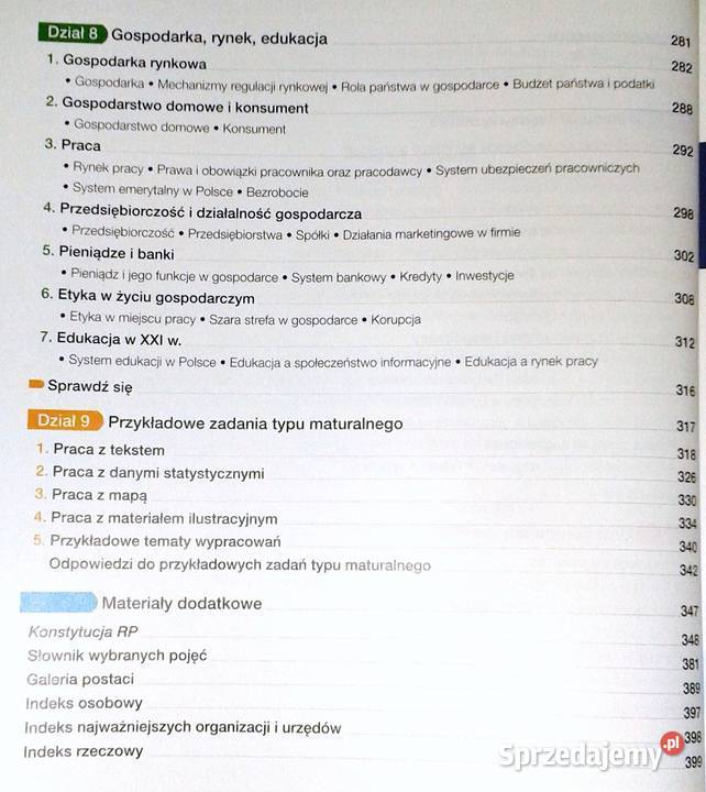 Teraz matura Wiedza o społeczeństwie Vademecum lubelskie Chełm