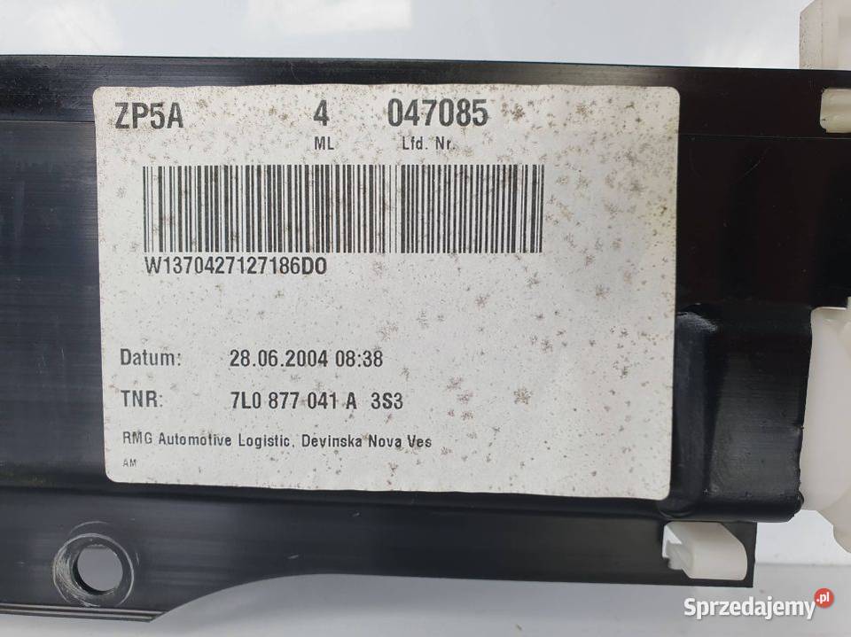 SZYBERDACH VOLKSWAGEN TOUAREG I 7L0877041A sprzedam