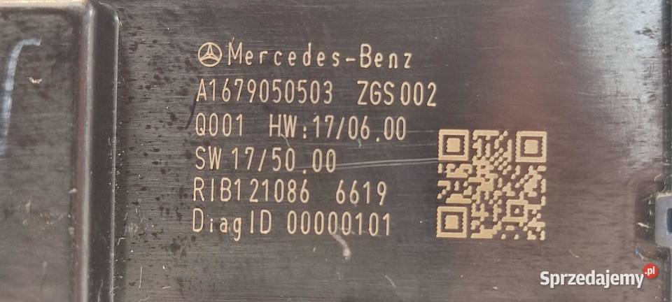 MERCEDES GLE53 W167 PANEL PRZEŁĄCZNIK FOTELI