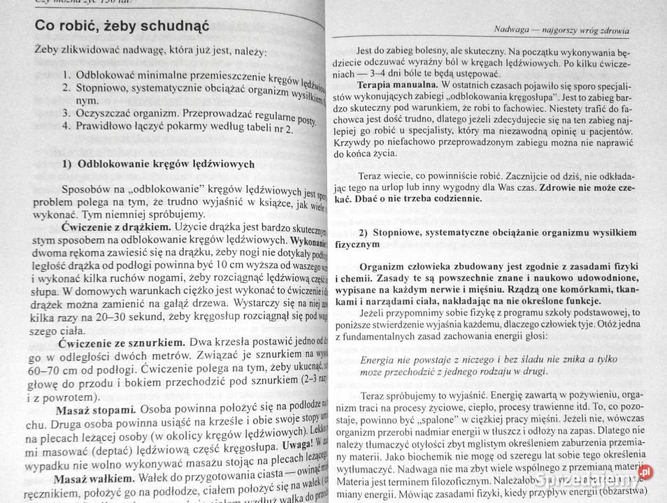 Czy można żyć 150 lat Michał Tombak Chełm sprzedam