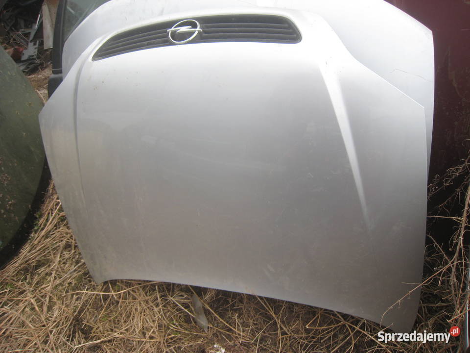 Maska przednia przód srebrna Opel Astra G II osobowe
