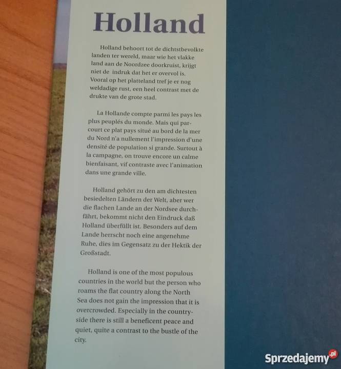Holland foto Jan Vermeer tekst H van Amsterdam Poradniki, albumy i reportaże Gdańsk sprzedam