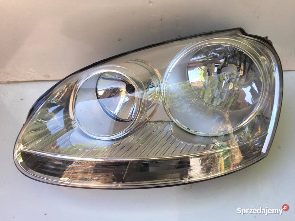 VW GOLF 5 LEWA LAMPA PRZÓD SREBRNA Ostroróg