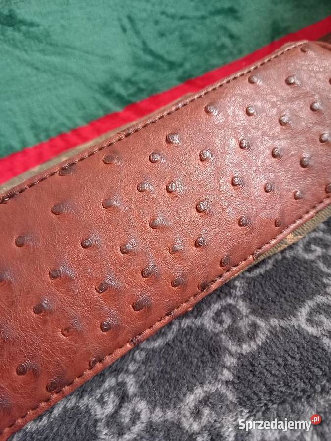 Louis vuitton piękna skorzana torebka vintage brązowy/beżowy Stalowa Wola