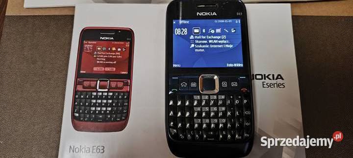 NOKIA E63 rzadki oryginalny telefon niebieski Gliwice sprzedam