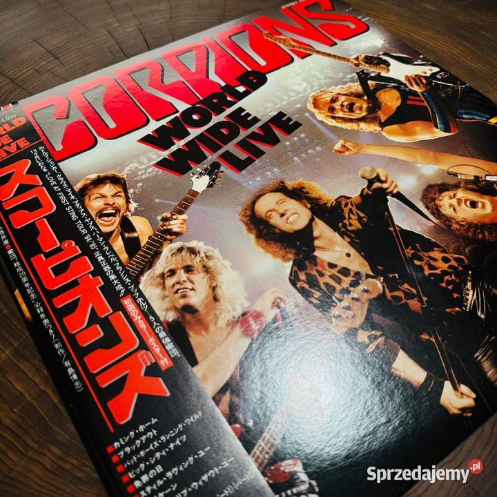 Scorpions World Wide Live NMEX Japan Obi 2 LP rock Warszawa