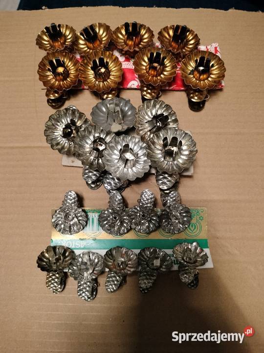 Choinkowe Żabkiklipsy na świeczki zestaw