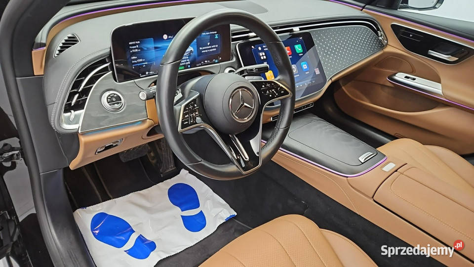 Mercedes E 300 de PHEV Avantgarde Z Polskiego serwisowany w ASO Warszawa