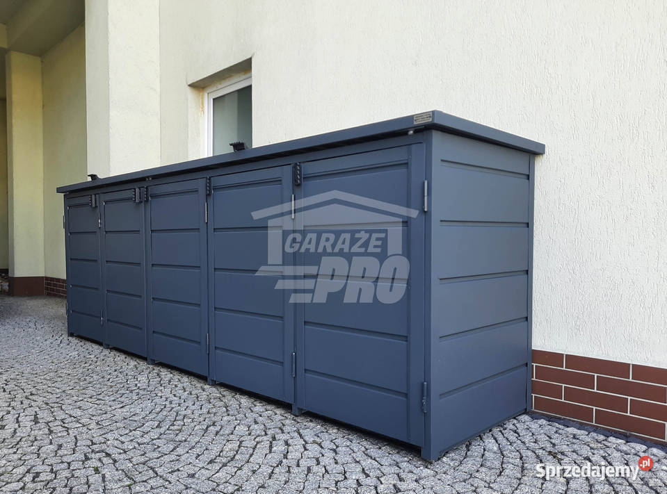 Zabudowa koszy na śmieci wiata obudowa