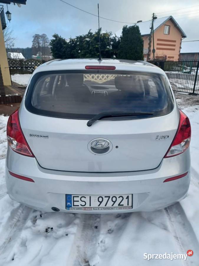 HYUNDAI I20 12BGAZ Klima Rok produkcji 2012 łódzkie Zwierzyniec sprzedam