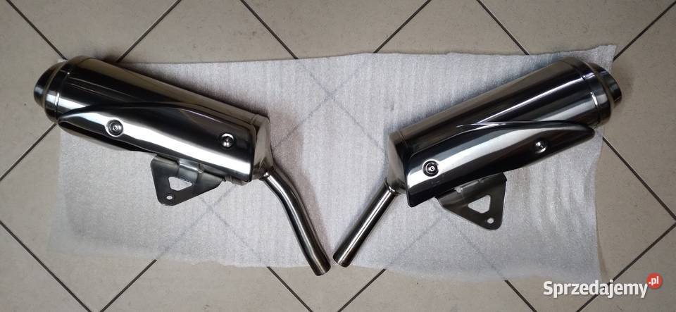 Wydech Tłumik Prawy Lewy Triumph Street Triple Pozostałe Części i akcesoria motocyklowe Jawiszowice