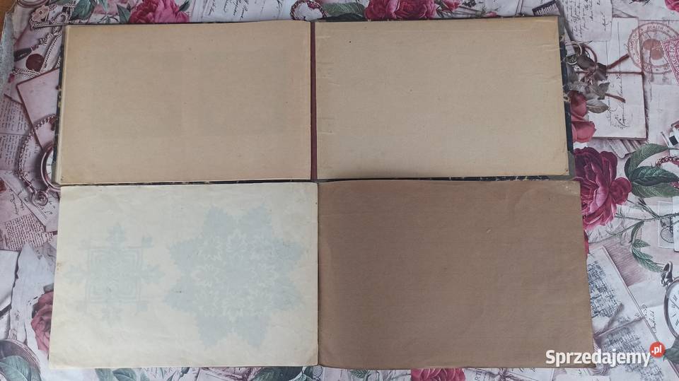 Przedwojenne wycinanki roboty ręczne i rysunki łódzkie Wieluń