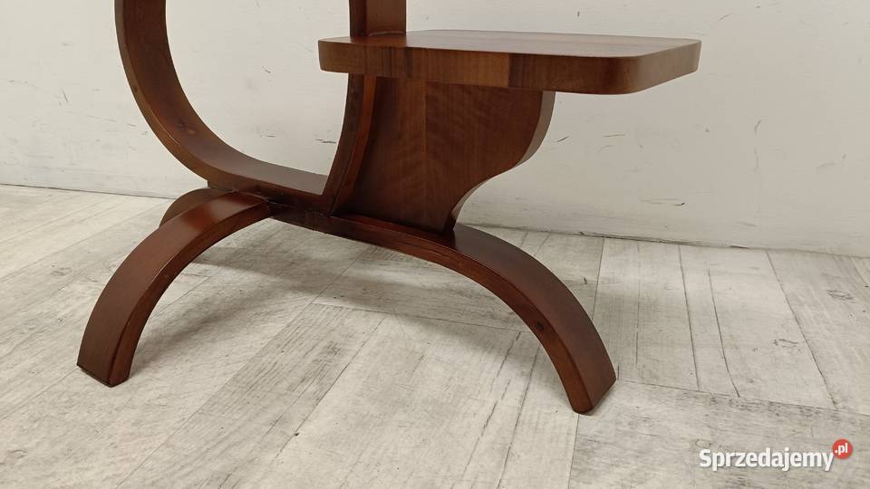 kwietnik na kwiaty art deco design drewniany łódzkie Radomsko