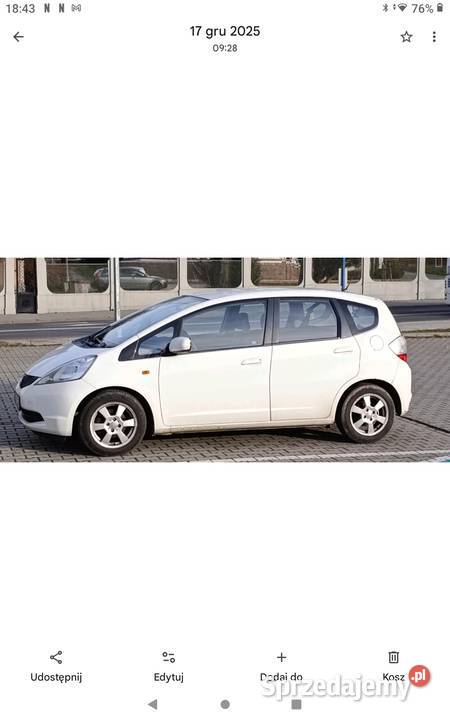 Części Honda Jazz lll małopolskie Tarnów sprzedam