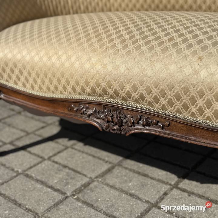 ARTexpert Wygodna pałacowa sofa Ludwik do zachodniopomorskie Dobrzany sprzedam