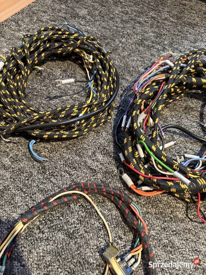Uktad elektryczny silnika Gaz 21 Wolga pełny Układ elektryczny silnika