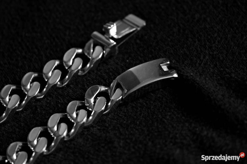 ŁAŃCUSZEK ŁAŃCUCH PANCERKA SREBRNY 132mm 55133GR Ostrzeszów sprzedam