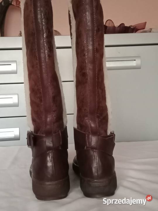 Kozaki skórzaneocieplane Geox Łódź