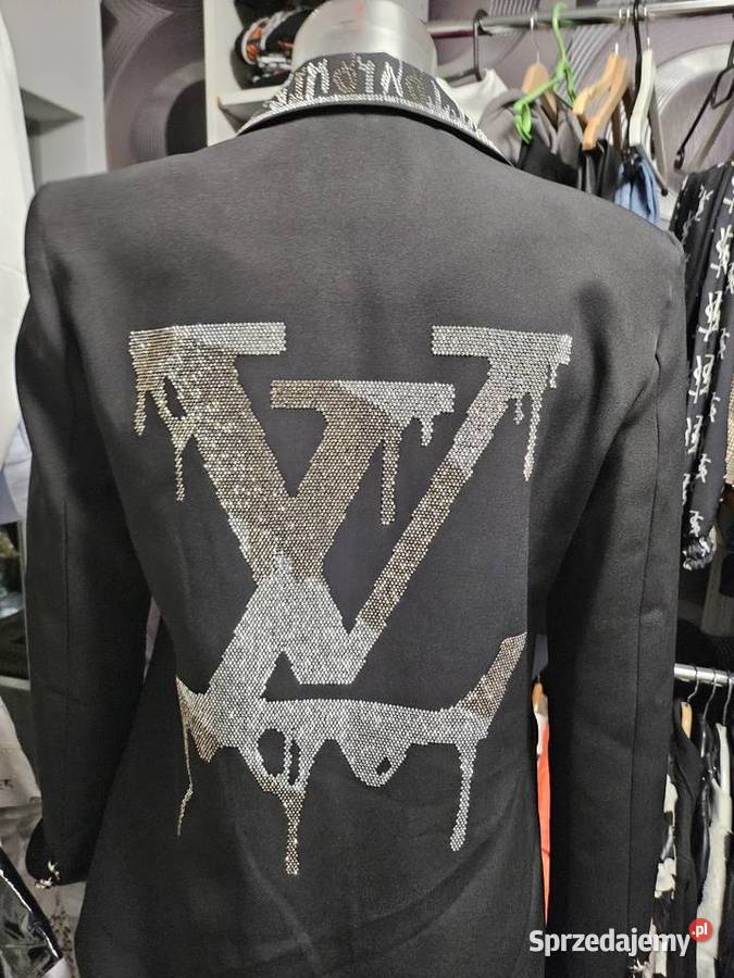 Marynarka Louis Vuitton czarny Mucharz