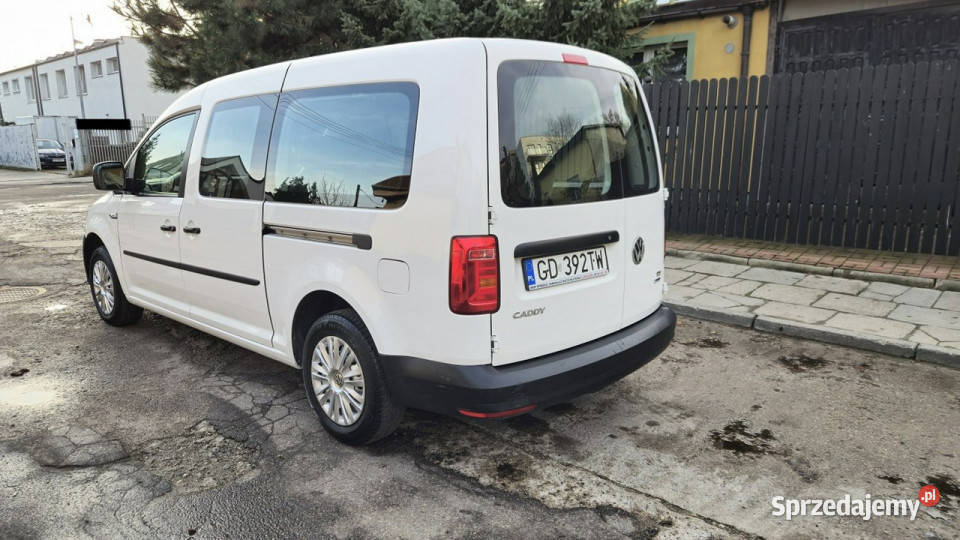 Volkswagen Caddy Volkswagen Caddy MAXI 7 os pełny VAT Gdańsk