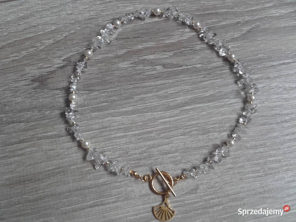 Naszyjnik choker kryształ górski Warszawa