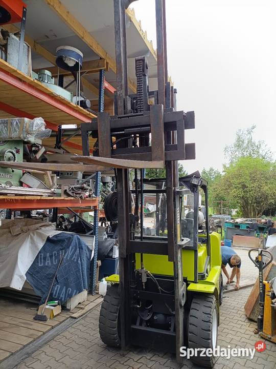 Wózek widłowy Clark 5 ton LPG przesuw boczny Maków Podhalański sprzedam