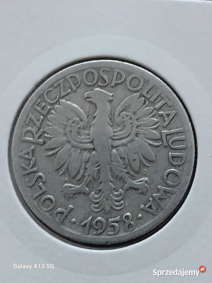 5 Złotych Rybak 1958 r 2 Konin