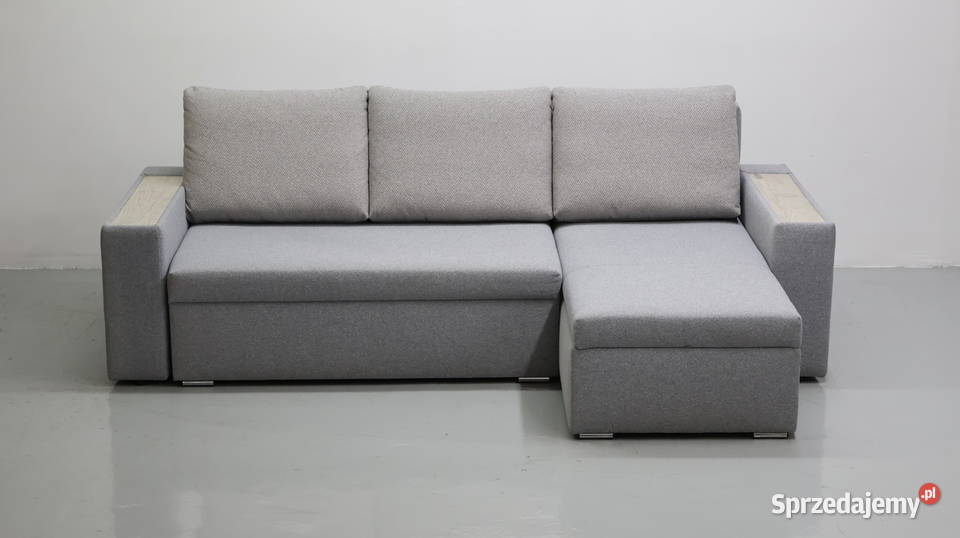 TNM Narożnik funkcją spania pojemnik Popielaty wielkopolskie Poznań