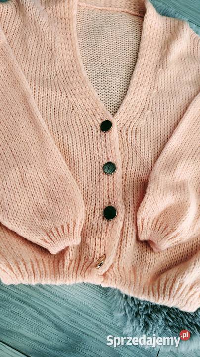 Sweter brzoskwiniowy