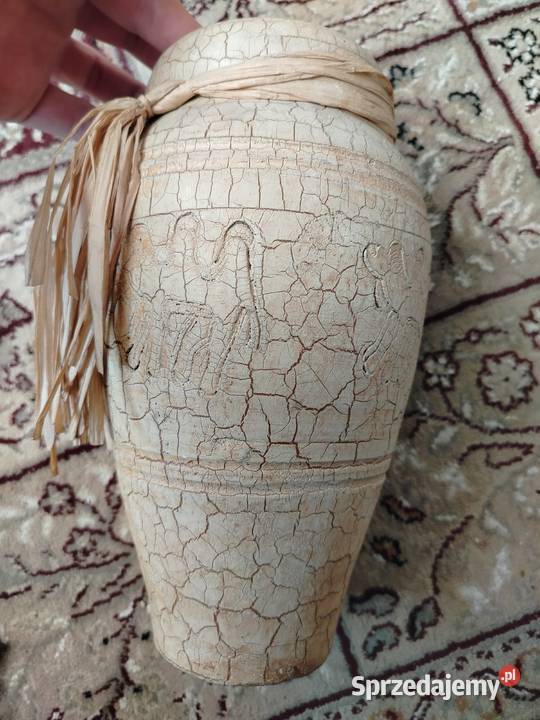 Stylowy wazon ceramiczny BOHO Rustykalny efekt Bytom
