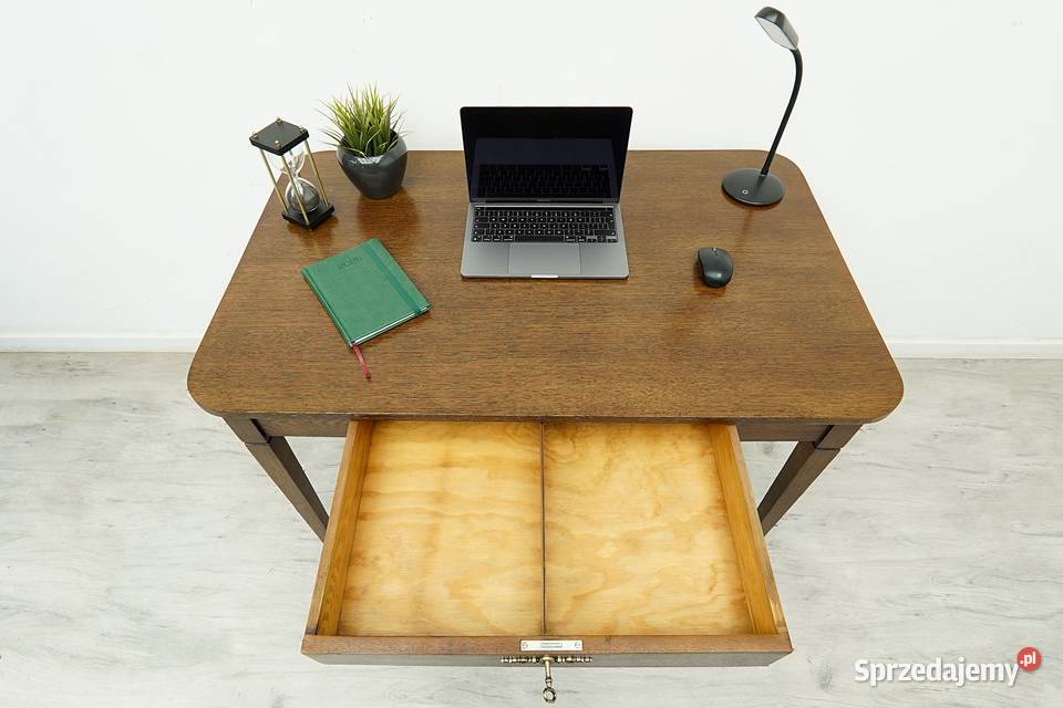 Zabytkowe biurko z lat 20tych w stylu secesyjnym