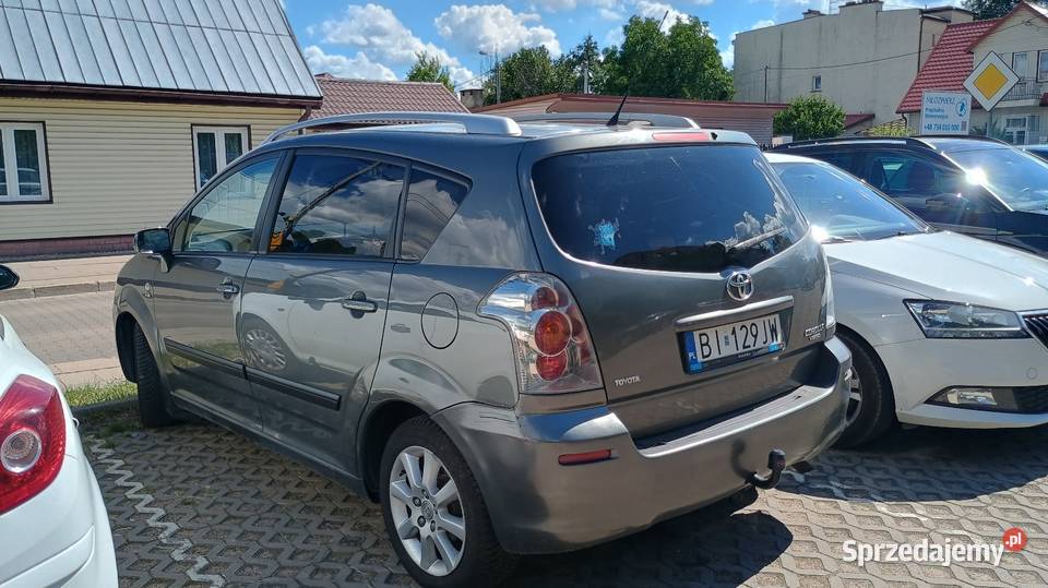Toyota Corolla Verso 20 D4D 115 Uszkodzony Rok produkcji 2005 Białystok sprzedam
