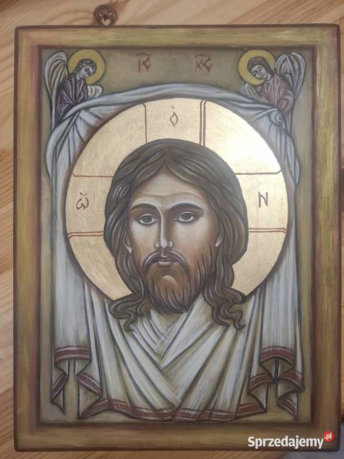 Ikona Trójcy Świętej pisana na desce lipowej Szczecin