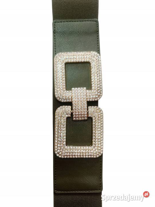 Pasek DamskiGUMA OZDOBNA BIŻUTERIA cekiny łódzkie Wieluń