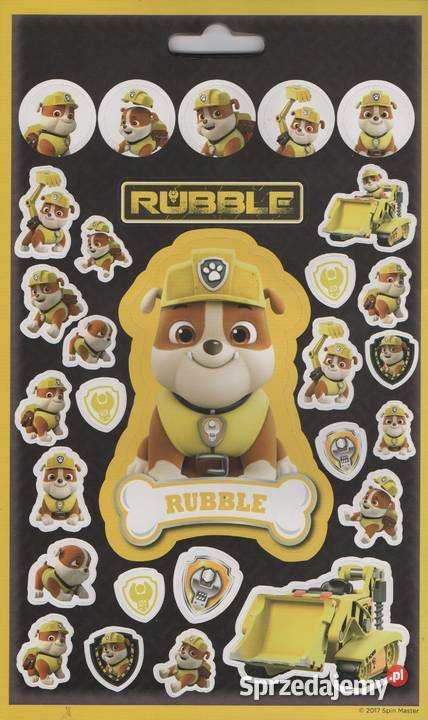Psi Patrol Marshall Zestaw Naklejki Nalepki 700 Mogilany