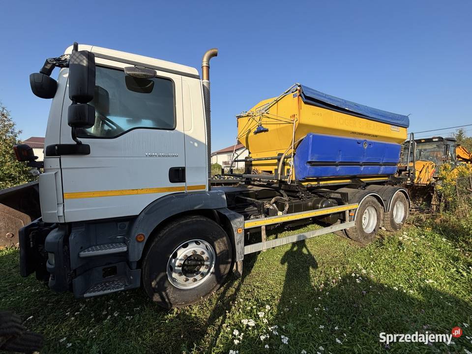 MAN TGM 26340 6x4 2015 euro6 piaskarka solarka automatyczna Pługi (piaskarki)