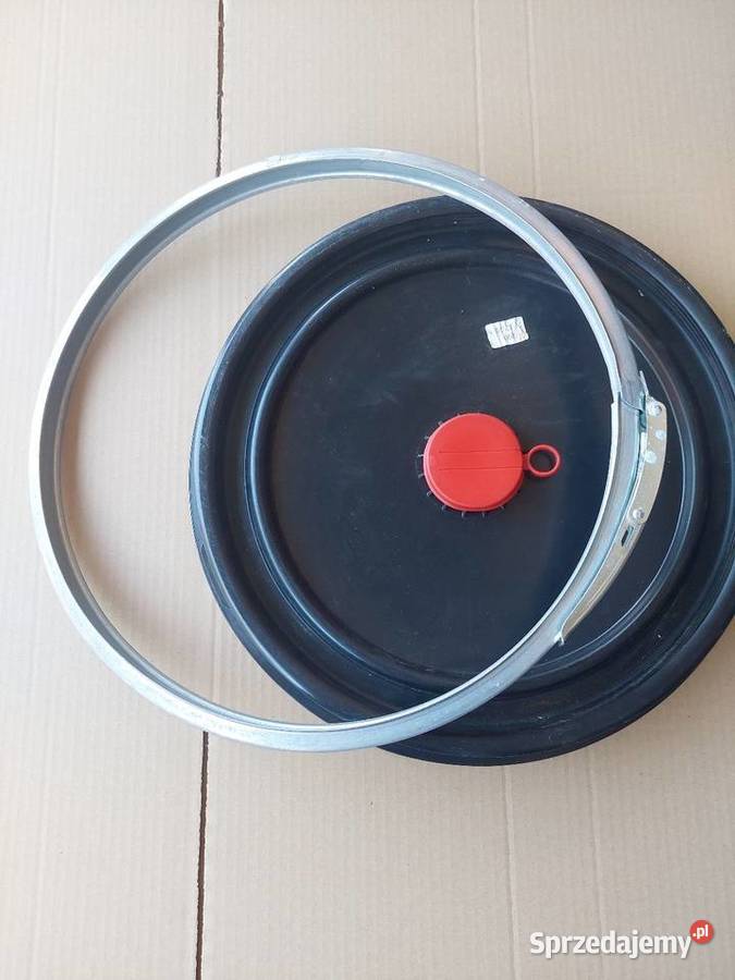 Klamra metalowa z deklem do beczki 120l mazowieckie Góraszka