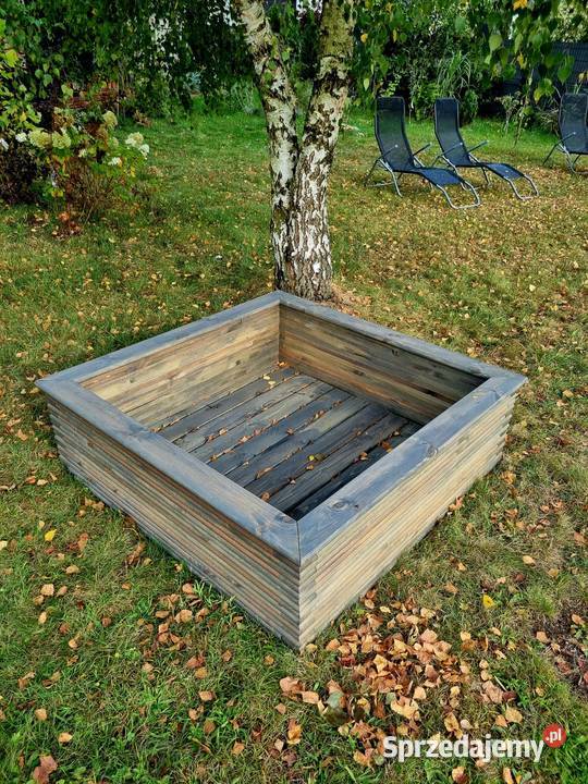 Piaskownica SOLIDNA 3D duża drewniana masywna Dla Dziecka