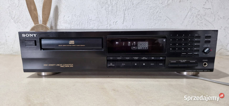 Sony odtwarzacz kompakt CD player CDP 411 CDP411 Międzychód