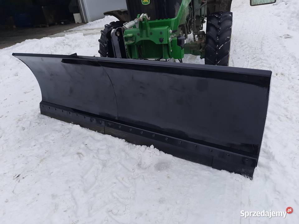 Pług Spych Zgarniacz do śniegu kiszonki obornika Podlesina