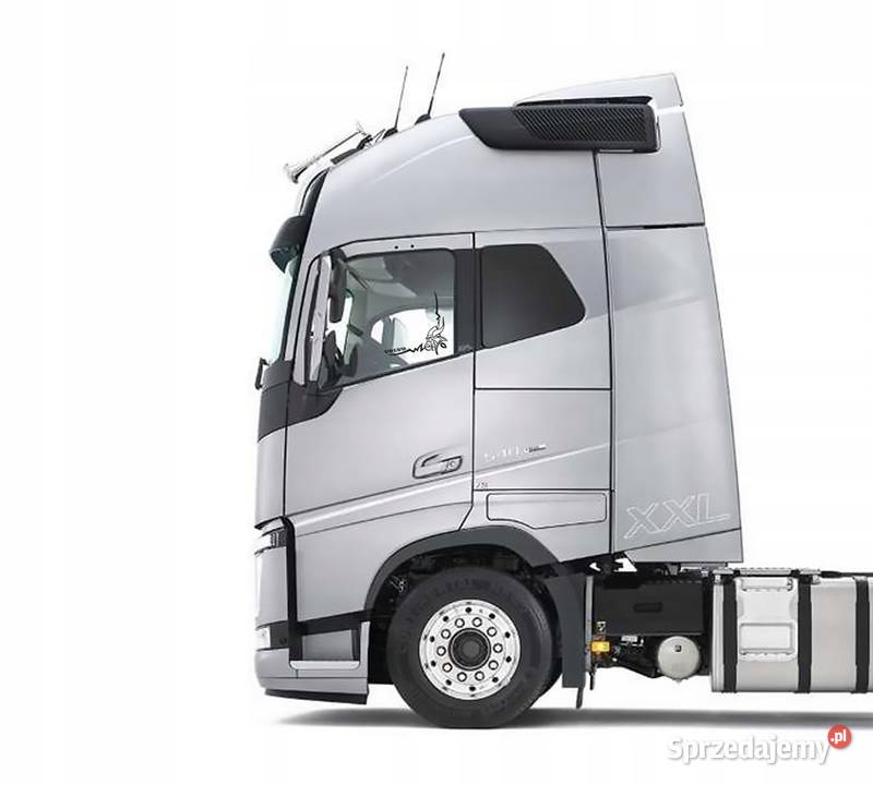 Naklejka VOLVO na szybę VIKING wewnętrzna biała wielkopolskie