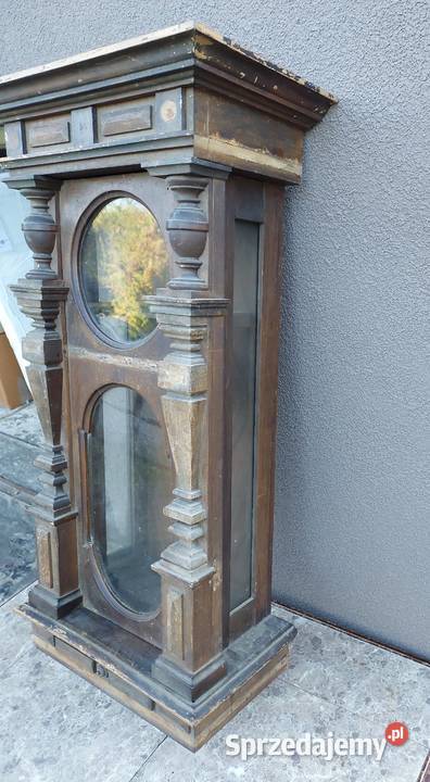 S104 Skrzynia skrzynka obudowa starego zegara pomorskie