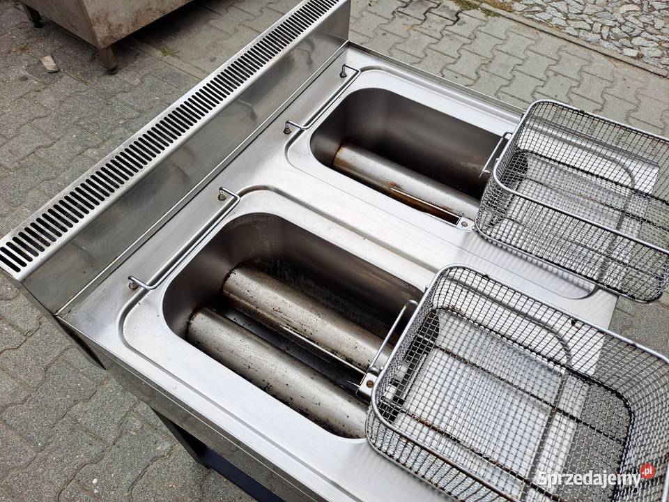 FRYTOWNICA GAZOWA 2 KOMORY 2X8L TECNOINOX M1811N Nowe Skalmierzyce
